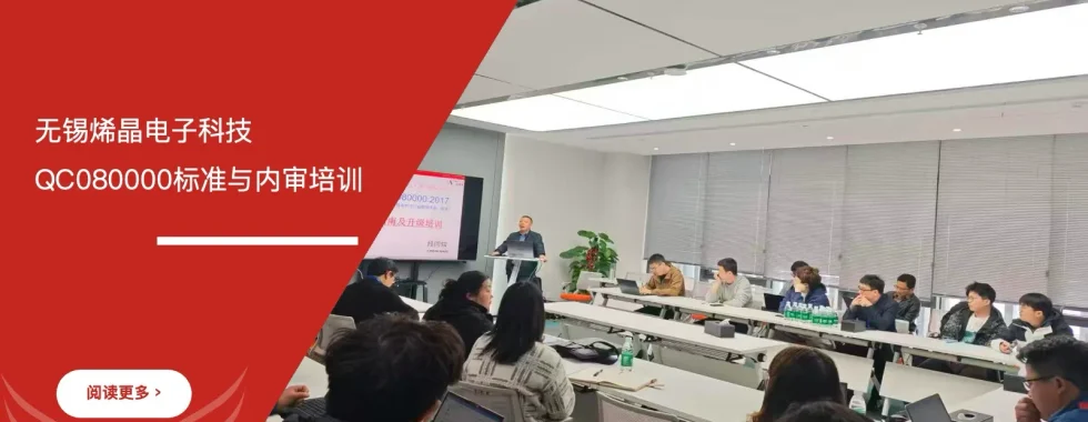 苏州安信达咨询为无锡烯晶电子科技提供QC080000标准与内审培训 - 苏州安信达咨询专业培训服务